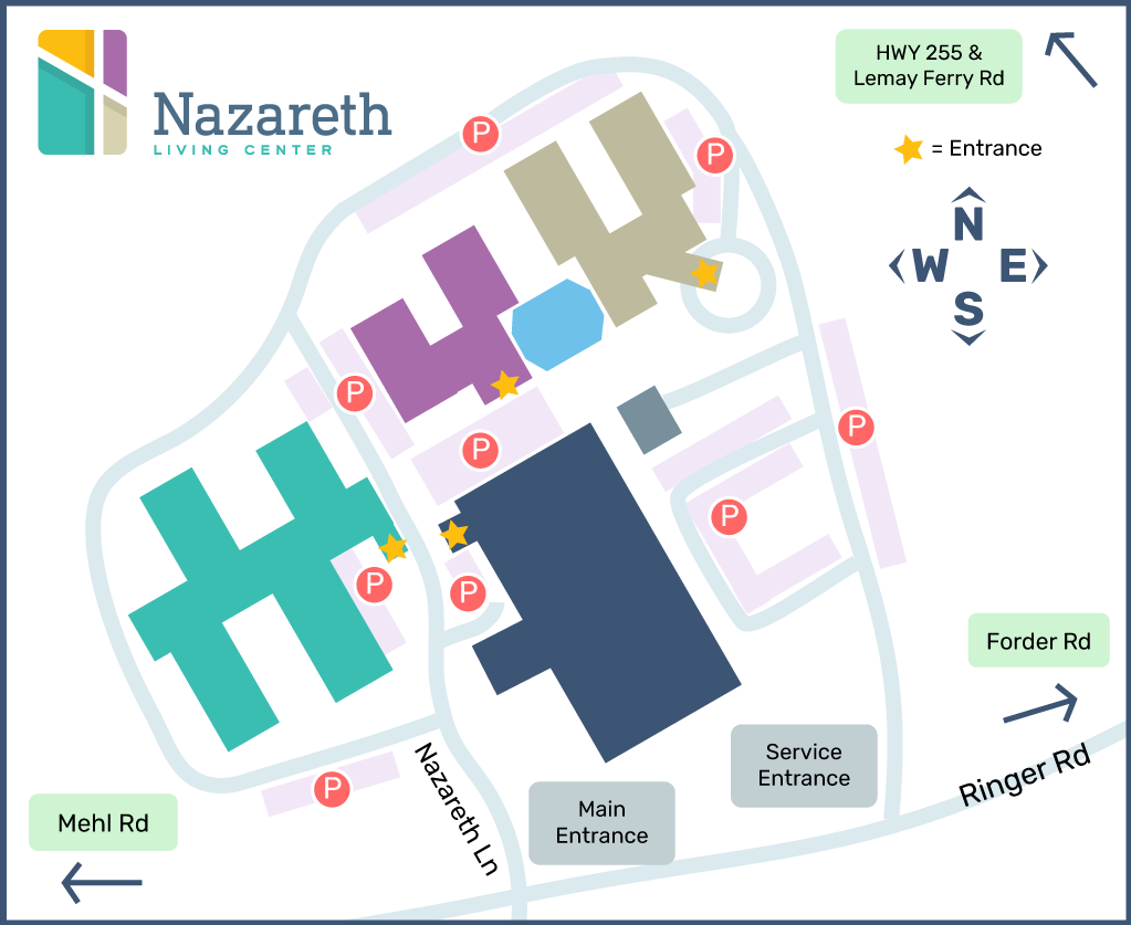 nazareth campus map